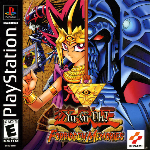 Yu-Gi-Oh Forbidden Memories box art for Playstation